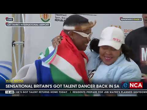 Hero's welcome for BGT dancer Musa Motha