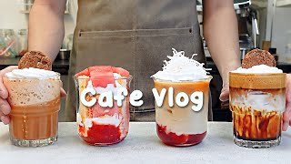 🥥편안한 주말 3시간 모아보기🥨지치고 힘들 땐 음료 ASMR로 힐링해요/카페 브이로그/3 hours/Cafe Vlog/ASMR/Tasty Coffee