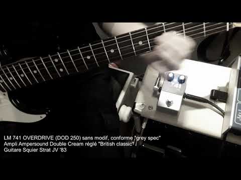 Ampersound LM741 (DOD 250 grey spec) with Strat