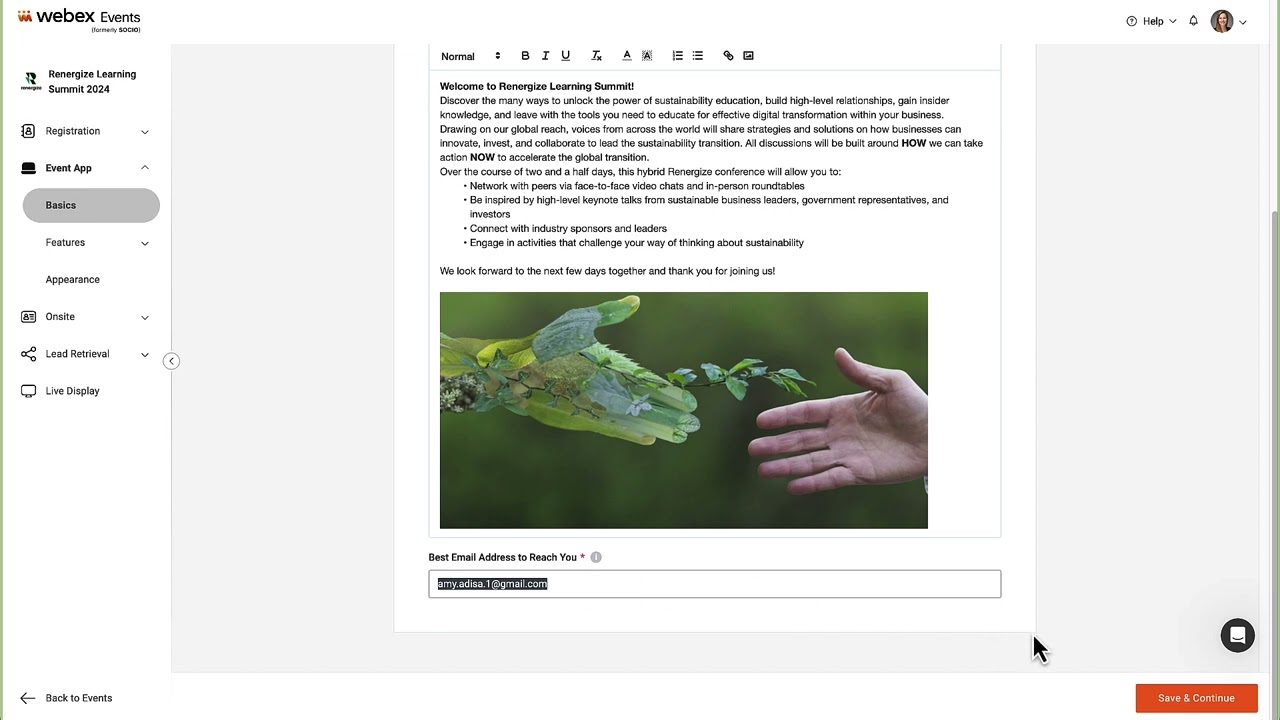Creating A Webex Event App
