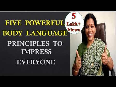 "5  POWERFUL   BODY  LANGUAGE  TIPS" - To Impress Everyone Video