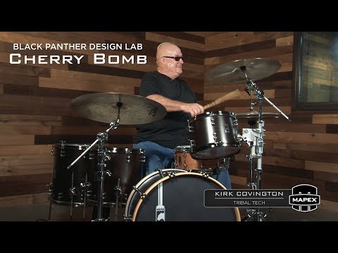 Kirk Covington: Mapex Black Panther Design Lab Cherry Bomb Kit