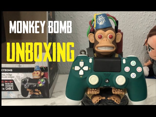 Vídeo relacionado con Cableguys Call of Duty Monkey Bomb Soporte Mando y Movil - Figuras Soporte para movil y Mando, Compatible con Xbox, PlayStation y la mayoría de mandos estándar, Accesorios Escritorio Gaming