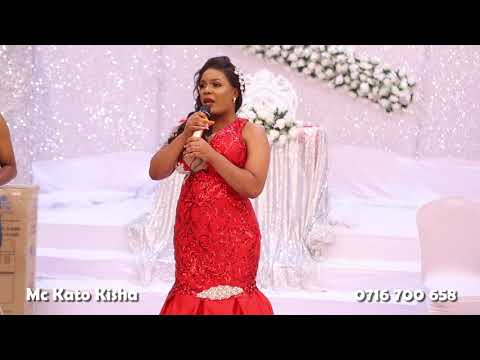 HUYU DADA ANA SHUKRANI SANA | SPEECH FUPI YA SHUKRANI Bi HARUSI WINNIE KWA WAALIKWA | MC KATO KISHA