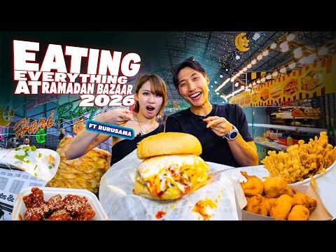 Eating Everything At Ramadan Bazaar 2026?! Ft. Rurusama! | Was It Worth It?