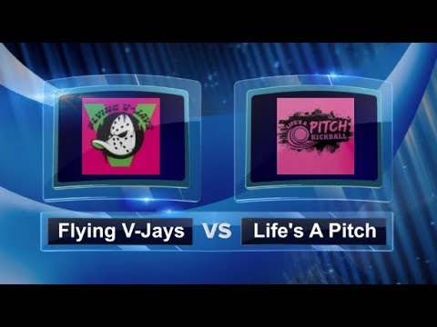 Flying V-Jays vs Life's A Pitch - Pool Play - Women’s Houston Kickball Open #HKO2018