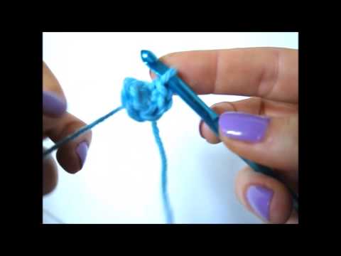 How to crochet the 2nd round of Amigurumi