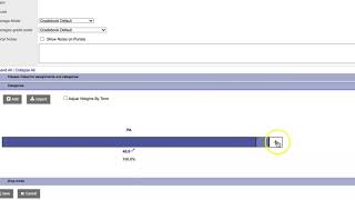 How do I set up my gradebook categories in Aspen