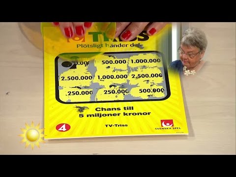 Trissvinnaren: "Nu känns det kanonbra!" - Nyhetsmorgon (TV4)