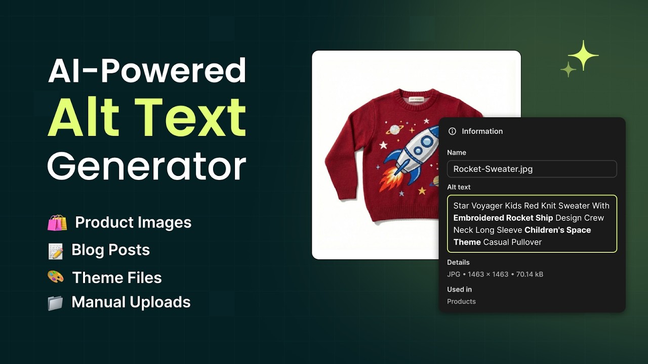 SEO HERO AI Alt Text Generator Demo