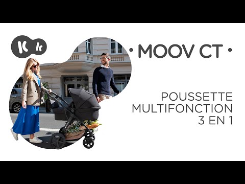 Kinderkraft Poussette Trio combinée 3en1 Moov noir - bebemaman