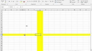 Highlight selected row or column in Excel VBA clrl+z = undo #excel #excelvba #msexcel #tepsavenn