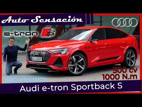 Prueba Audi E-tron S sportback  2021.  El super Suv-coupe electrico.