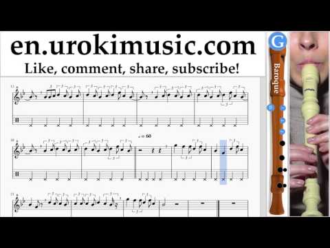 How to Play Recorder (B.) Lukas Graham - 7 Years Tabs Part#2 um-i352