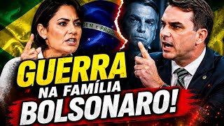 GUERRA NA FAMÍLIA BOLSONARO! O QUE ESTÁ ACONTECENDO?MICHELLE EXPÕE FLÁVIO BOLSONARO E CLIMA ESQUENTA