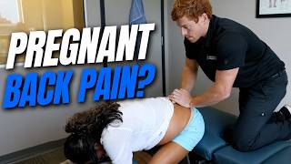 Pregnant Patient Gets Relief from Back Pain │ Dr. Warren Chiropractic Adjustment