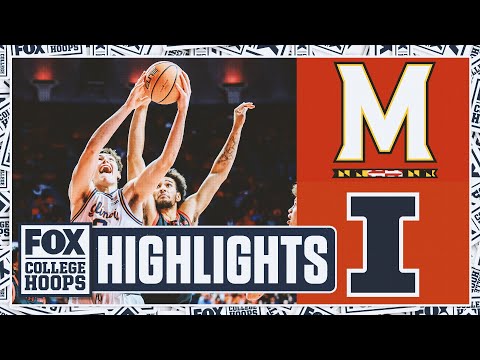 Maryland Terrapins vs. No. 11 Illinois Fighting Illini Highlights 🏀 FOX College Hoops