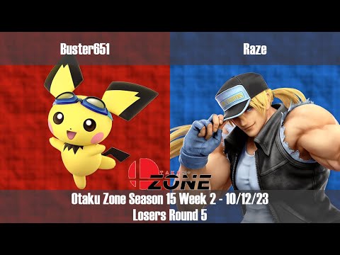 OZone15W2 - L5 - Buster651 [Pichu] vs Raze [Terry + Kazuya]