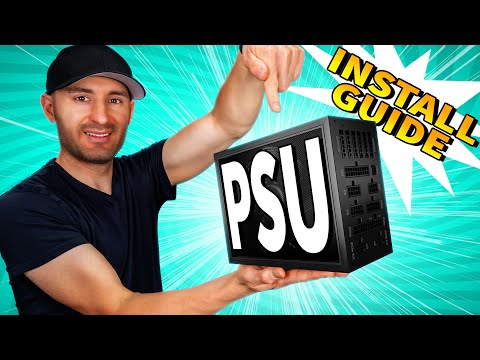 How to Install a Power Supply (PSU) in a PC