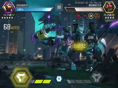 Bot gameplay: Kickback | vs ROK Mixmaster | Transformers: Forged to Fight