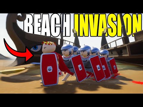 Roman Army D-Day BEACH INVASION in NEW ShieldWall Update!