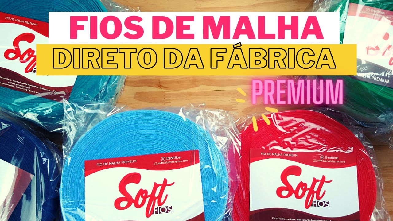 Fornecedor de FIO DE MALHA PREMIUM direto da fábrica com DESCONTO ESPECIAL para você - Novelo Rosa