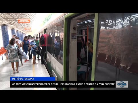 Os três VLTS transportam cercam de 5 mil passageiros, entre o centro e a zona sudeste 22 12 2022