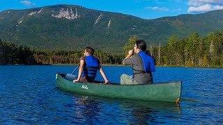 Beautiful Canoeing in Maine | Baxter State Park 4K