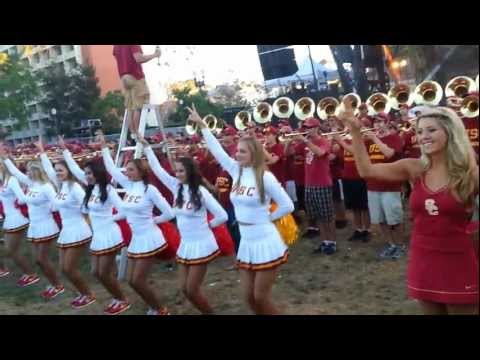 USC Marching Band!!! GO TROJANS!!! FIGHT ON!!! Intro 2012