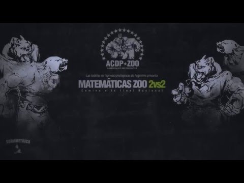 * Matemáticas Zoo 2 vs 2 (BS.AS.) * Freestyle UNDERDANN KODIGO e INVERT