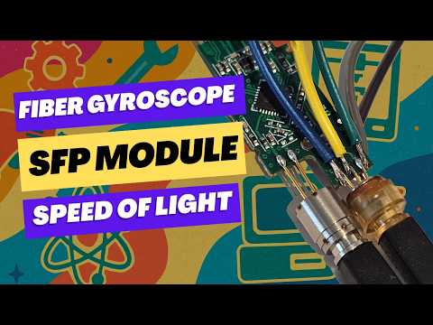 Hacking a SFP Module into a fiber-optic gyroscope and measure the speed of light
