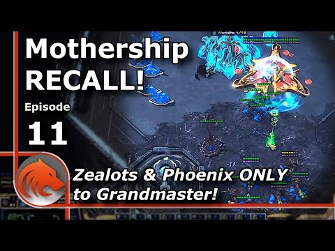 StarCraft 2: Attacking the Zerg With MASS Probes..? - MASS Zealot & Phoenix!