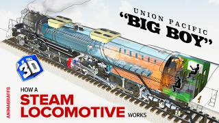 How a Steam Locomotive Works (Union Pacific Big Boy)