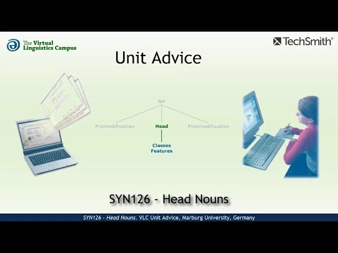 SYN126 - Unit Advice (Head Nouns)