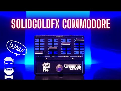 SolidGoldFx COMMODORE OVERDRIVE! Blues Breaker Style Pedal With A Perfect Twist!