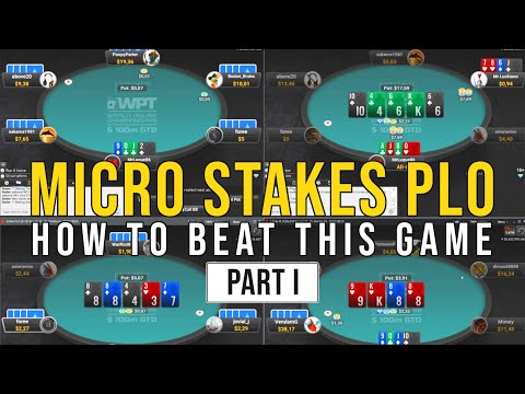 How to Beat MICRO STAKES Pot Limit Omaha Cash Games | PLO Poker Strategy