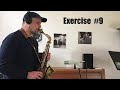 Basic Jazz Conception for Saxophone by Lennie Niehaus (Vol. 1) - Exercise #9