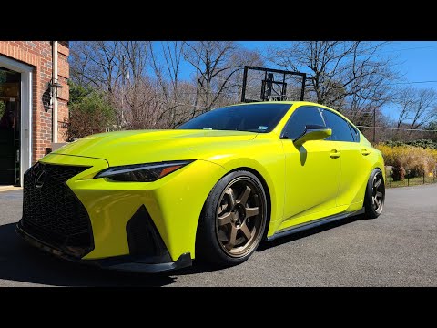 Installing TE37 Ultra M-spec wheels on a Lexus IS500 Launch Edition
