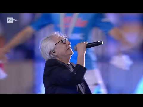 Nino D'angelo alla Festa del 3° scudetto del Napoli allo stadio Maradona -  04/06/2023