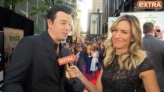 'Extra' with Seth MacFarlane and Mark Wahlberg at 'Ted 2' Premiere