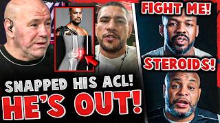 BREAKING! Carlos Ulberg's OUT! (SNAPPED ACL + SURGERY) Jon Jones HEATED w/ Daniel Cormier!