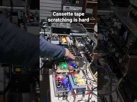 Cassette tape DJing Scratching 2022