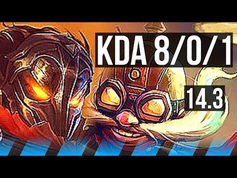 VIKTOR vs CORKI (MID) | 8/0/1, Legendary | NA Master | 14.3