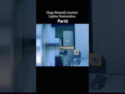 Huge Bismuth Ancient Lighter Restoration. Part 5 #shorts
