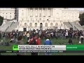 March2Justice protesters arrive in DC from NYC.