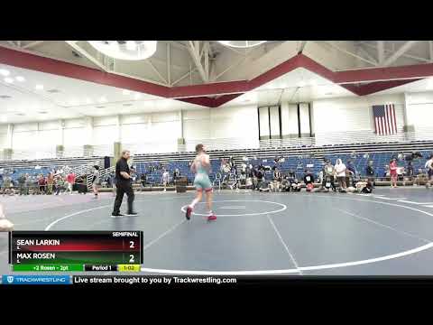 132 Lbs Semifinal - Sean Larkin, IL Vs Max Rosen, IL 78ac