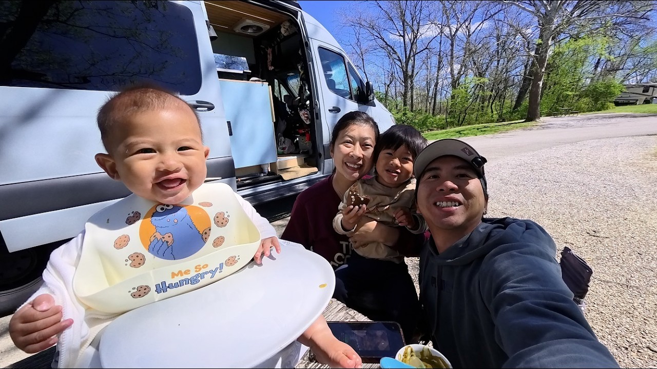 Vanlife Family Cupcakes & Wok Cooking | Camping at Big Bone Lick (Part 2)