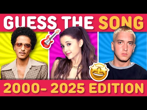 GUESS THE ICONIC SONGS FROM 2000 - 2025 🎵 🤩 | Music Quiz