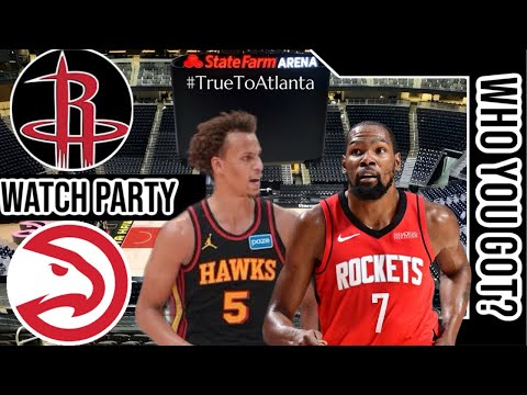 Houston Rockets vs Atlanta Hawks | Live Play by Play | Watch Party | #nba #nbahighlights 1-29-26 🔥🏀
