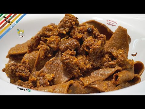 417 - Pappardelle al ragù di cinghiale...primo piatto eccezionale! (primo piatto tipico  di carne)